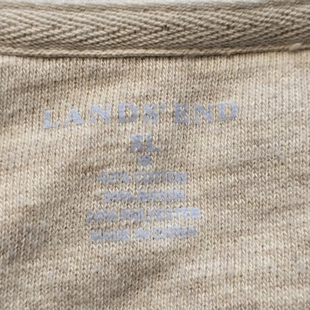 Lands End Cowl Neck Pull Over Size XL